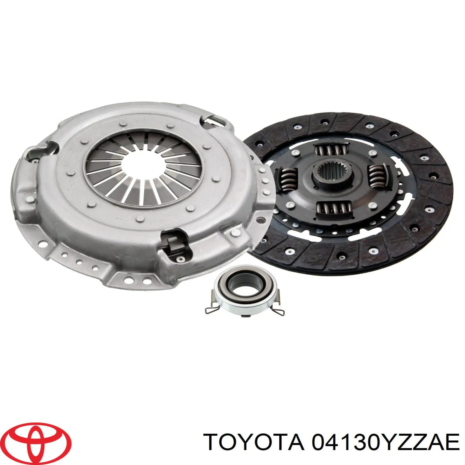 Комплект зчеплення (3 частини) Toyota 04130YZZAE ціна, від 87.50 USD