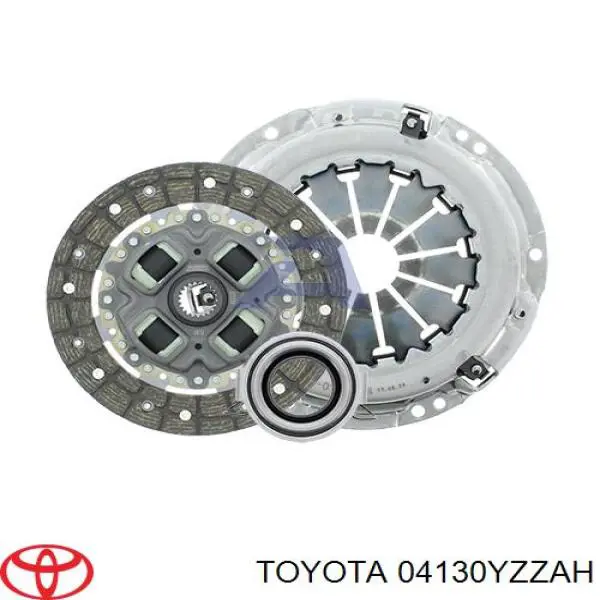 04130YZZAH Toyota комплект зчеплення (3 частини)