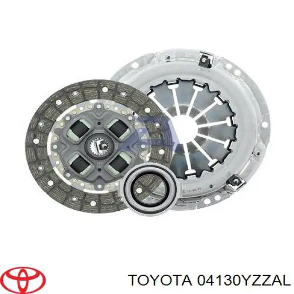 Купити 04130YZZAL Toyota Комплект зчеплення (диск, корзина, підшипник)