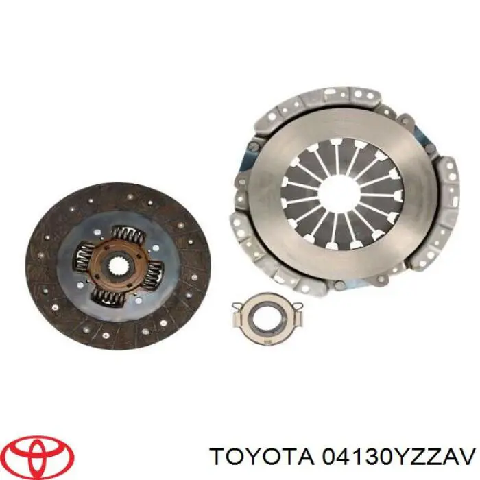 04130YZZAV Toyota Зчеплення в зборі