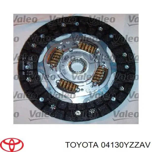 Купити 04130YZZAV Toyota Комплект зчеплення (диск, корзина, підшипник)