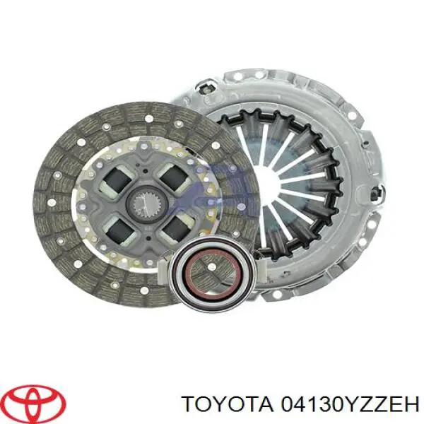 Купити 04130YZZEH Toyota Комплект зчеплення (диск, корзина, підшипник)