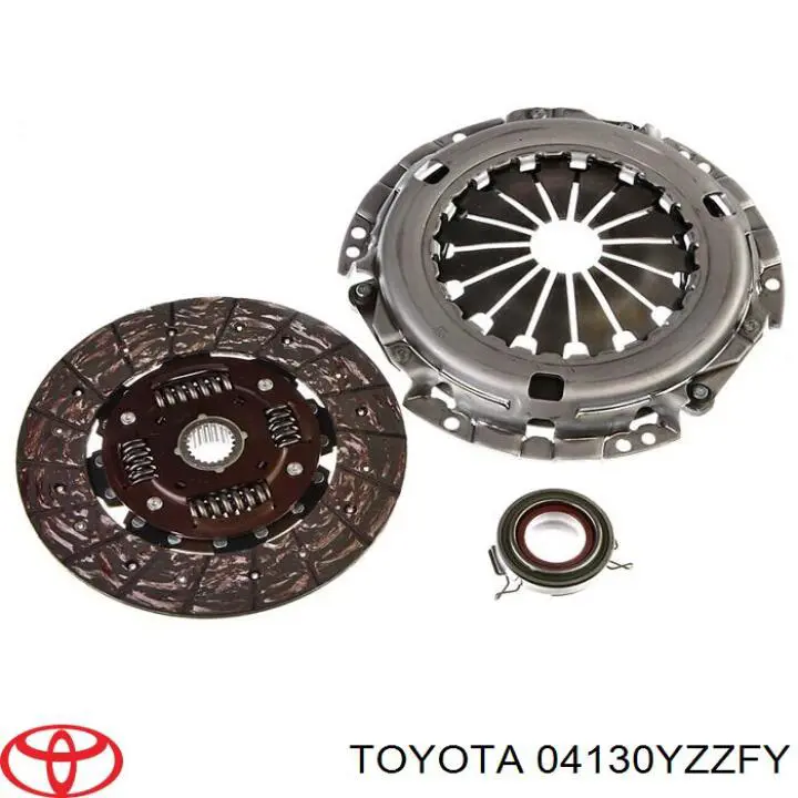 04130YZZFY Toyota комплект зчеплення (3 частини)
