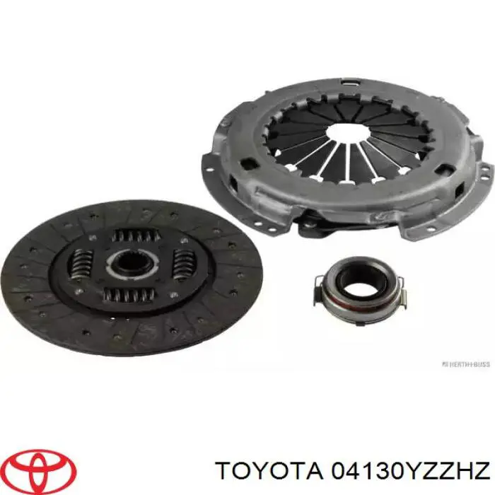 Купити 04130YZZHZ Toyota Комплект зчеплення (диск, корзина, підшипник)