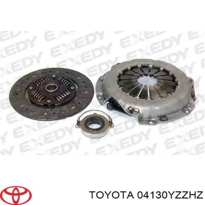 Комплект зчеплення (3 частини) Toyota 04130YZZHZ ціна, від 161.08 USD