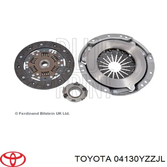 Комплект зчеплення (3 частини) Toyota 04130YZZJL ціна, від 107.79 USD