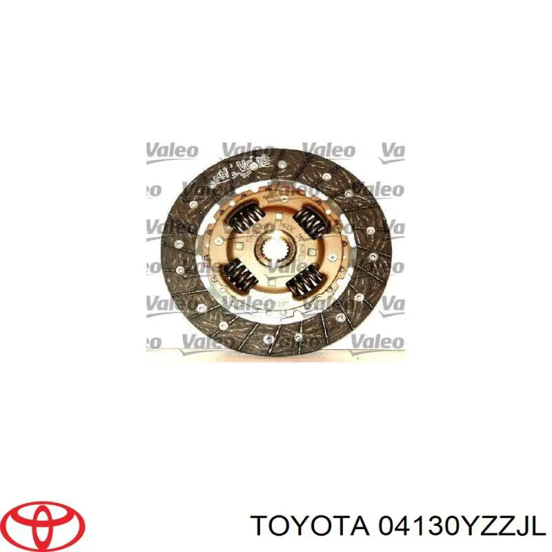 Купити 04130YZZJL Toyota Комплект зчеплення (диск, корзина, підшипник)