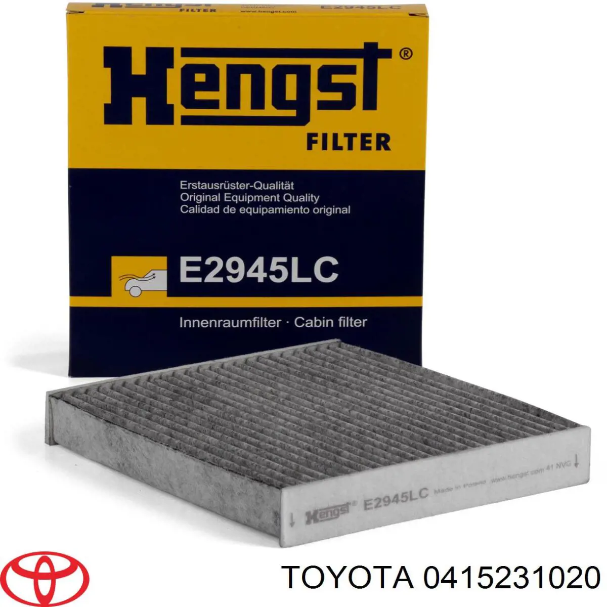 Масляний фільтр 0415231020 Toyota