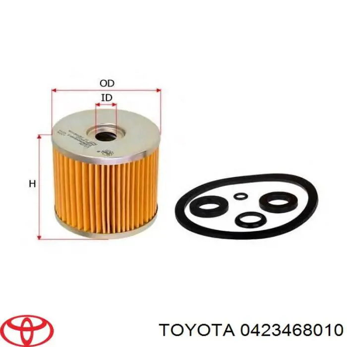0423468010 Toyota фільтр паливний