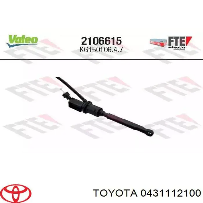 Купити 0431112100 Toyota Ремкомплект головного циліндра зчеплення
