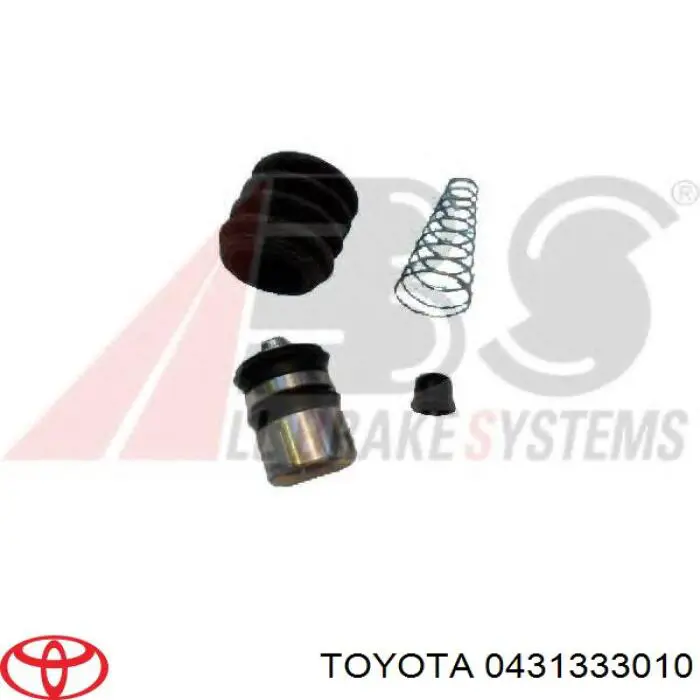 TOYOTA 0431333010 циліндр зчеплення, робочий Toyota Starlet