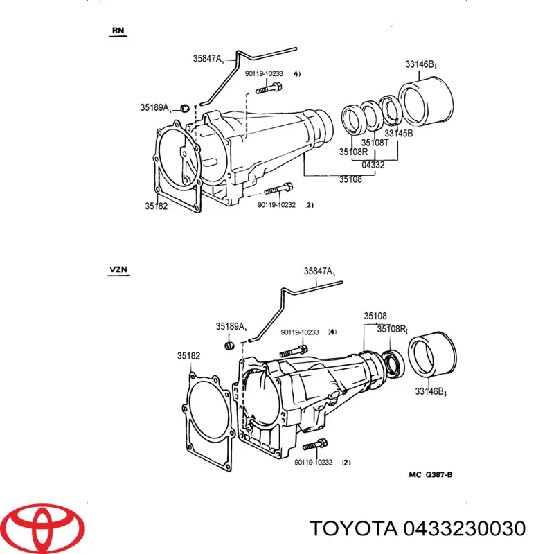  0433230030 Toyota