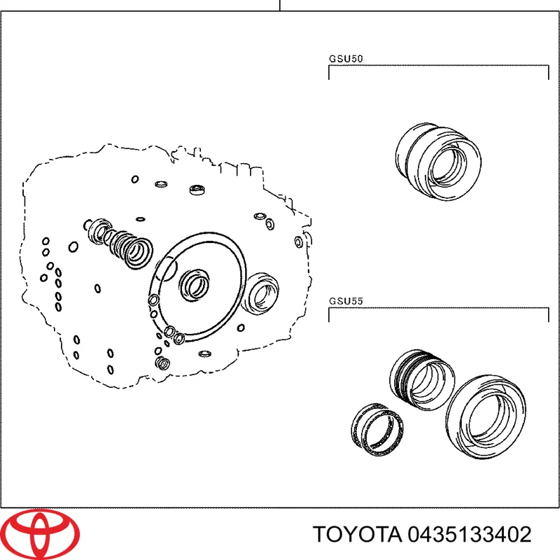 Ремкомплект АКПП Toyota Avensis (T27) (Тойота Авенсіс)