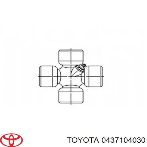 Хрестовина карданного валу Toyota 0437104030 ціна, від 15.21 USD