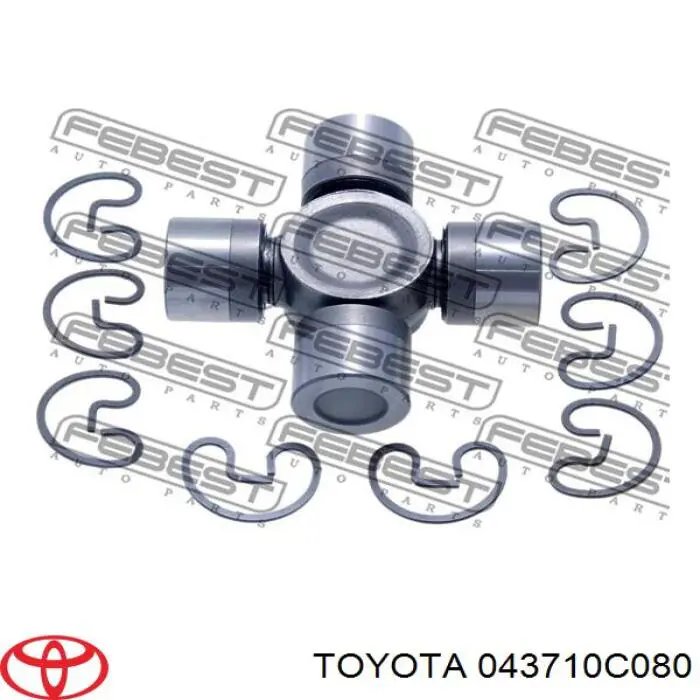 Хрестовина карданного валу 043710C080 Toyota