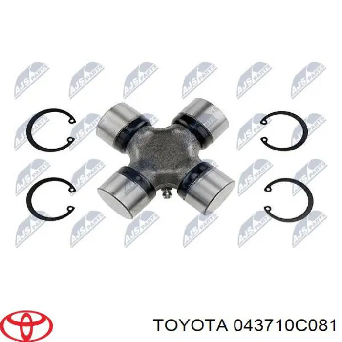 Хрестовина карданного валу 043710C081 Toyota