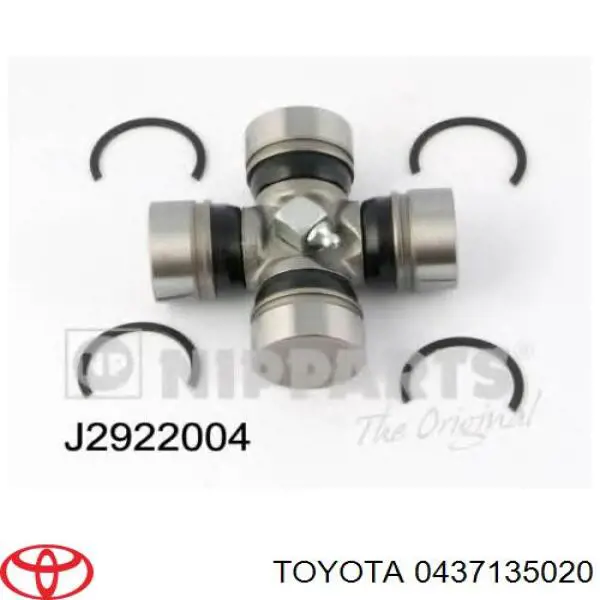 Хрестовина карданного валу Toyota 0437135020 ціна, від 11.32 USD