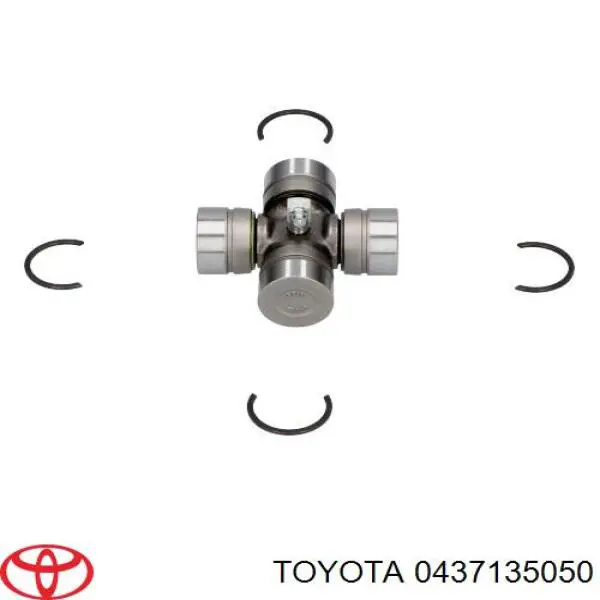 Хрестовина карданного валу, заднього Toyota 0437135050