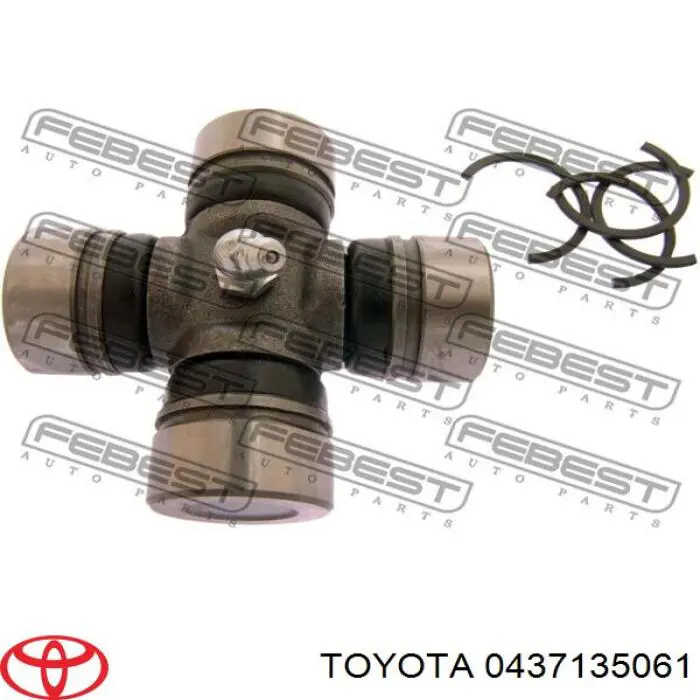 Купити 0437135061 Toyota Хрестовина карданного валу