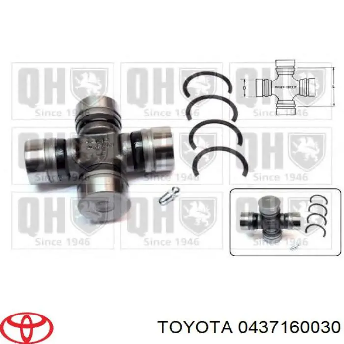  Toyota 0437160030 ціна, від 36.70 USD