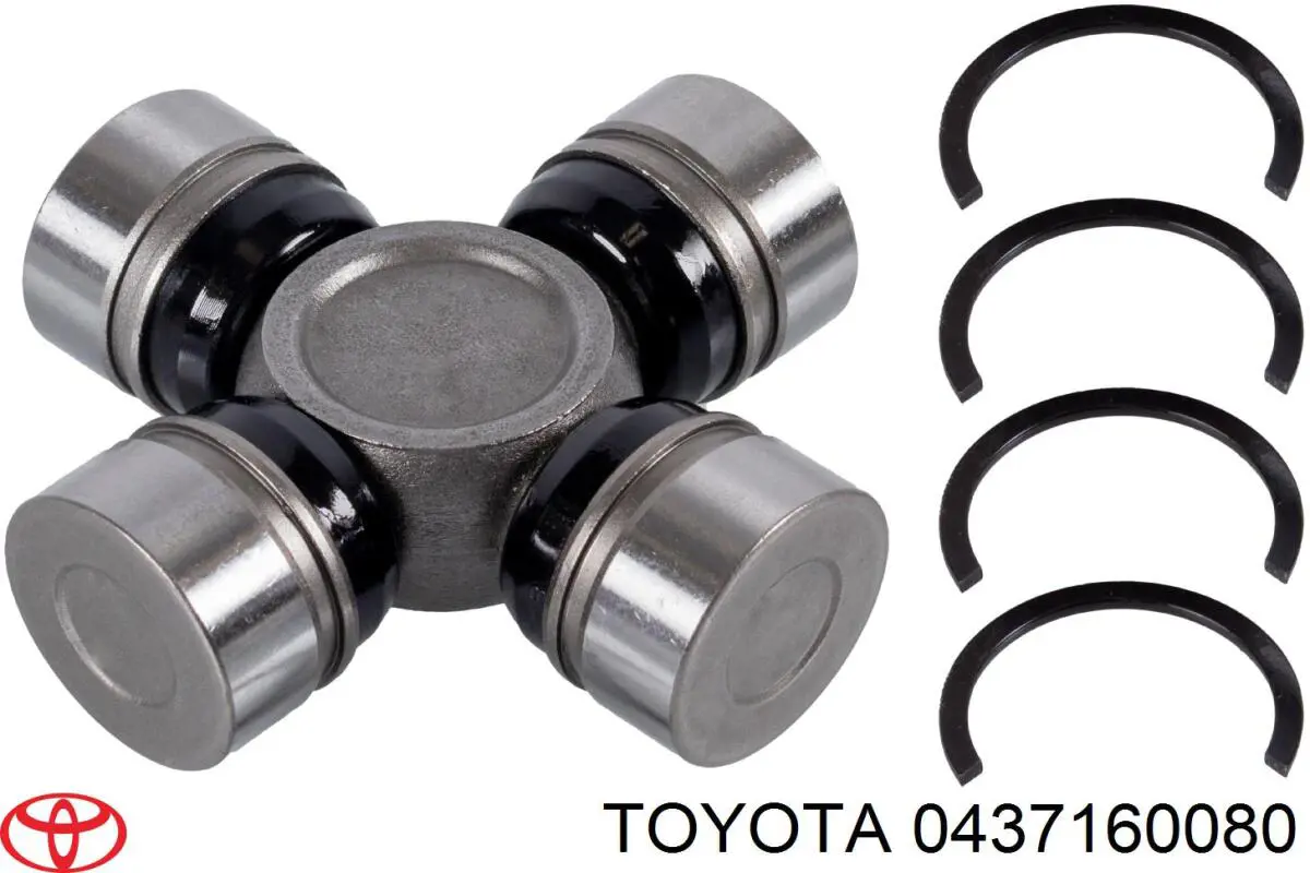 Вал карданний переднього моста Toyota 0437160080 ціна, від 5.26 USD