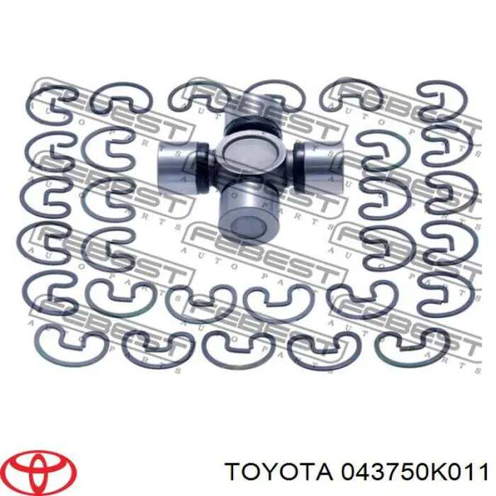 Хрестовина карданного валу Toyota 043750K011 ціна, від 12.09 USD