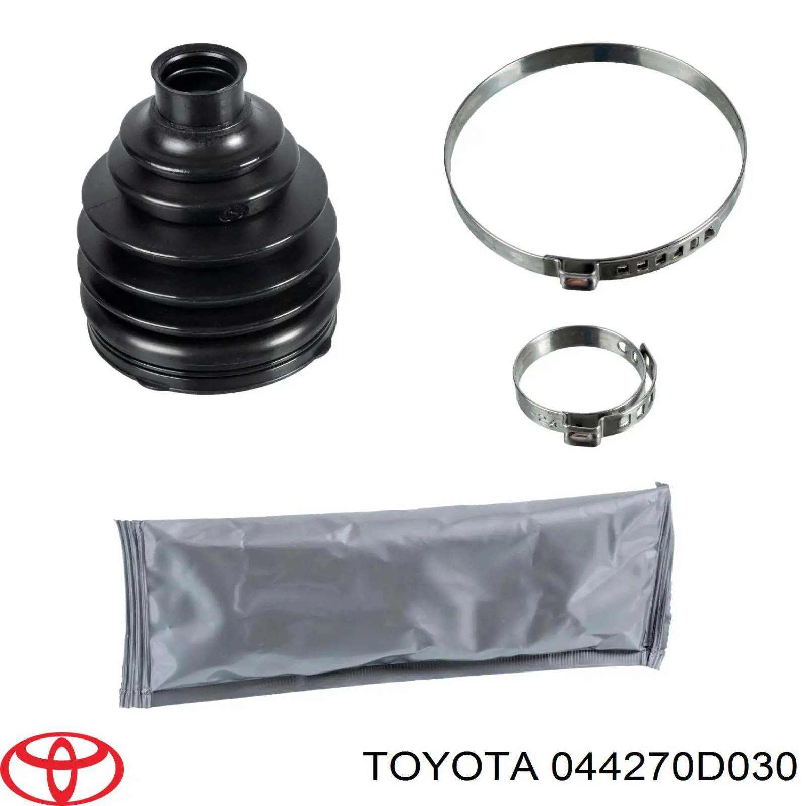 044270D030 Toyota Пильник ШРУСа зовнішній, передній піввісі