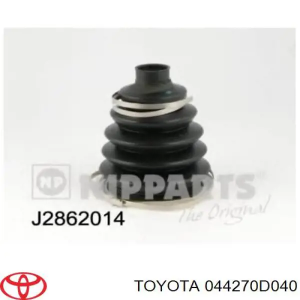 044270D040 Toyota Пильник ШРУСа зовнішній, передній піввісі