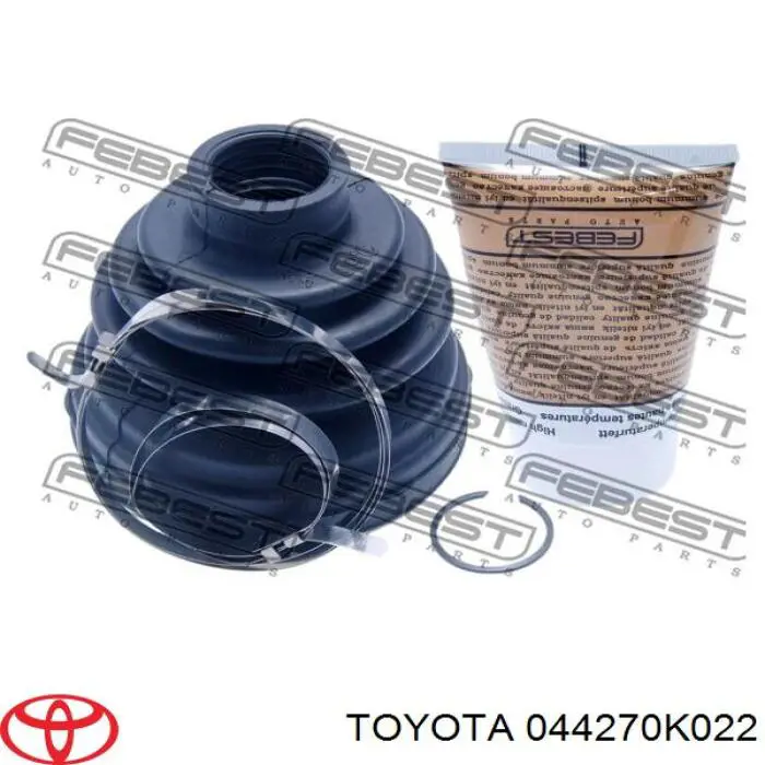 Пильники ШРКШів передній піввісі, комплект Toyota 044270K022 ціна, від 83.63 USD