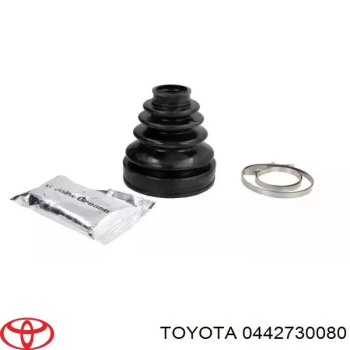 Пильники ШРКШів передній піввісі, комплект 0442730080 Toyota