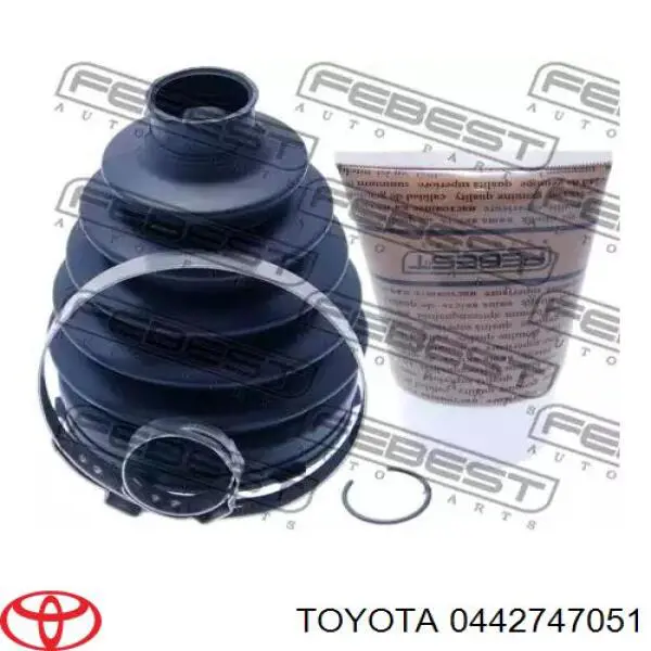 Пильник шарніра кутових швидкостей зовнішній передній Toyota 0442747051 ціна, від 22.85 USD