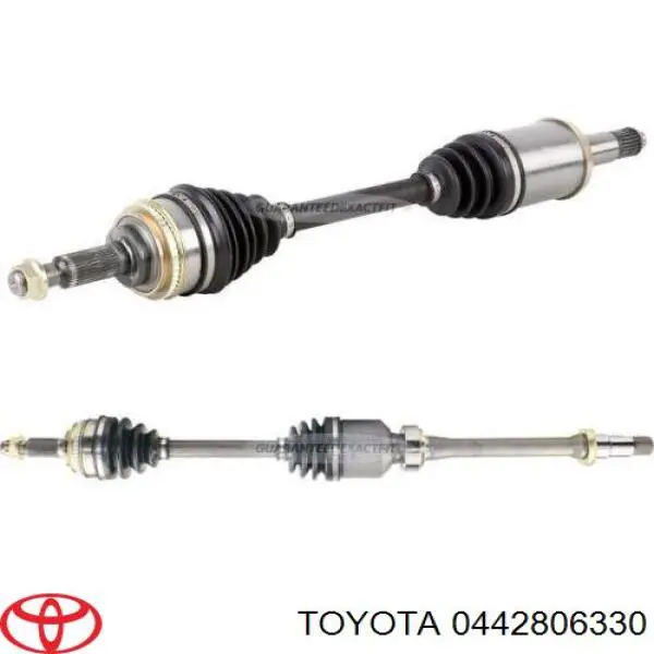 Купити 0442806330 Toyota Пильники ШРКШів передній піввісі, комплект