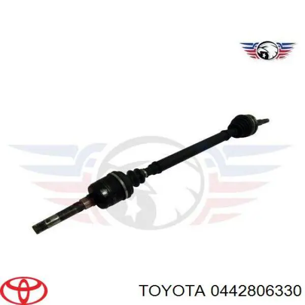 Пильники ШРКШів передній піввісі, комплект 0442806330 Toyota