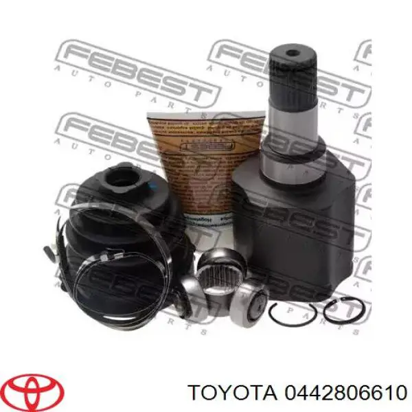 Пильник ШРКШ внутрішній, правий Toyota 0443812470 ціна, від 6.61 USD