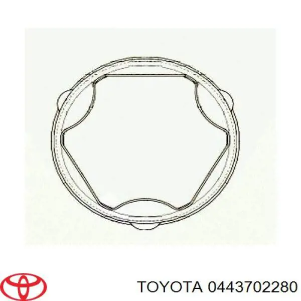 Пильник гранати внутрішній, передній півосі Toyota 0443702280 ціна, від 13.29 USD