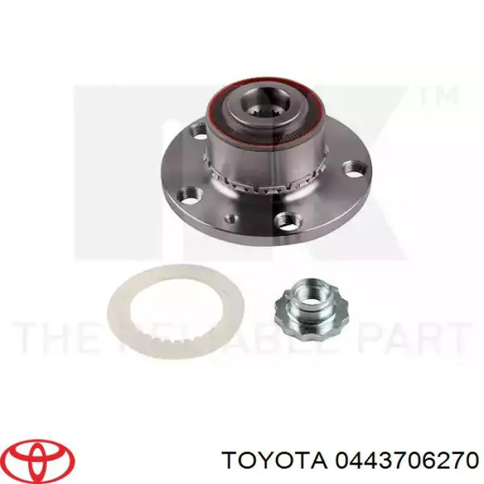 0443706270 Toyota Пильник шарніра кутових швидкостей внутрішній передній правий