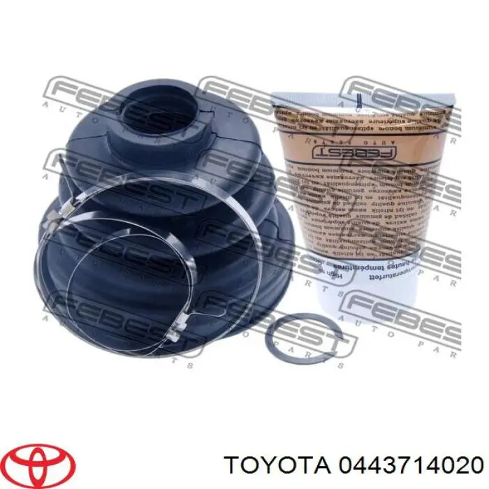 0443714020 Toyota Пильник ШРКШ внутрішній, задньої півосі