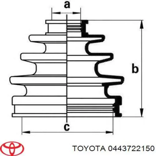  0443722150 Toyota