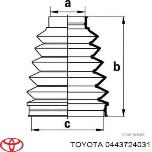  0443724031 Toyota