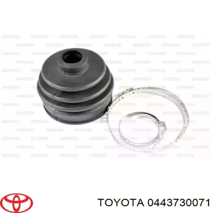 Купити 0443730071 Toyota Пильник шарніра кутових швидкостей внутрішній передній