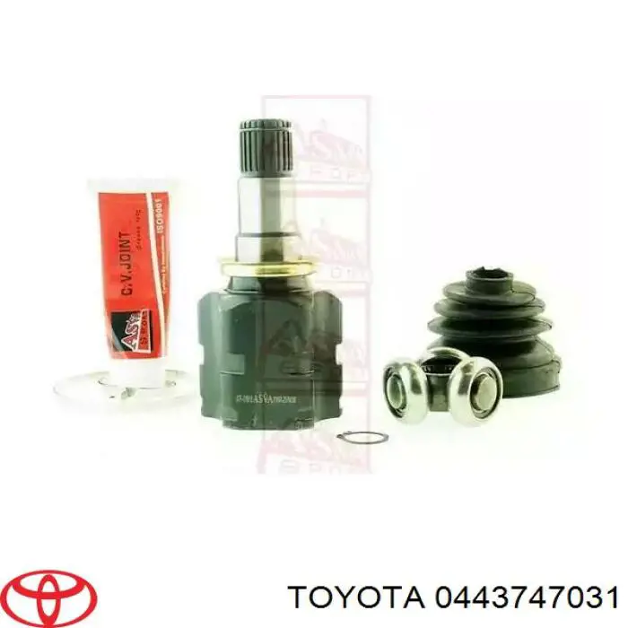 Купити 0443747031 Toyota Пильник шарніра кутових швидкостей внутрішній передній