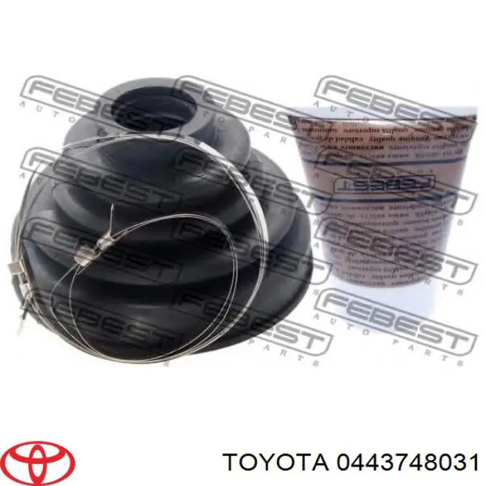 0443748031 Toyota Пильник шарніра кутових швидкостей зовнішній задній