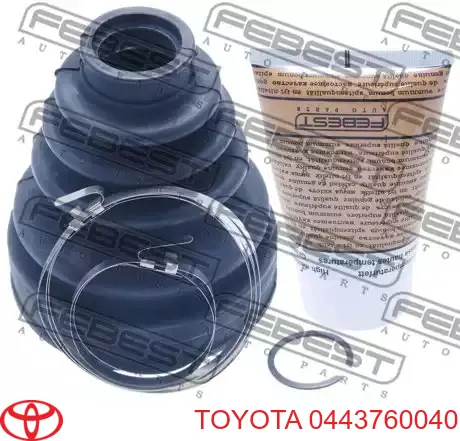 Пильник гранати внутрішній, передній півосі Toyota 0443760040 ціна, від 13.56 USD