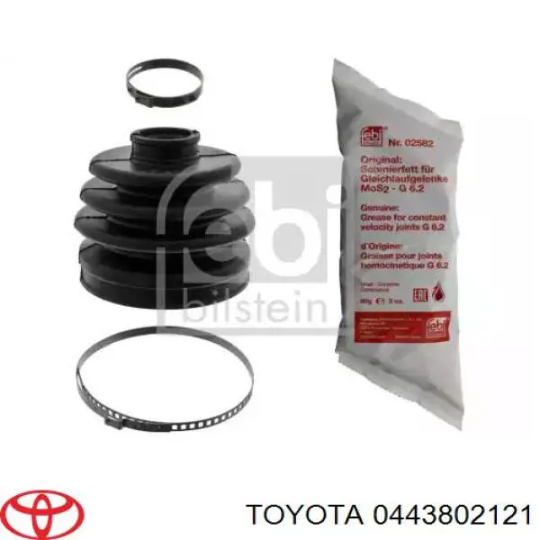 Пильник ШРКШа внутрішній, правий 0443802121 Toyota