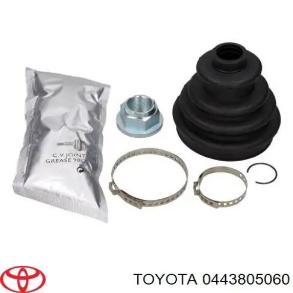 Пильники ШРКШів передній піввісі, комплект Toyota 0443805060 ціна, від 141.18 USD