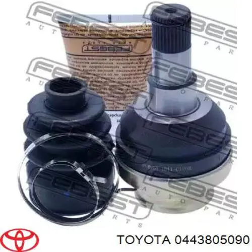 Пильник ШРУСа внутрішній, передній піввісі Toyota 0443805090