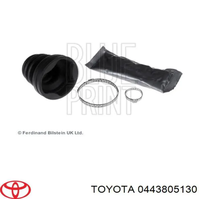 Купити 0443805130 Toyota Пильник шарніра кутових швидкостей внутрішній передній