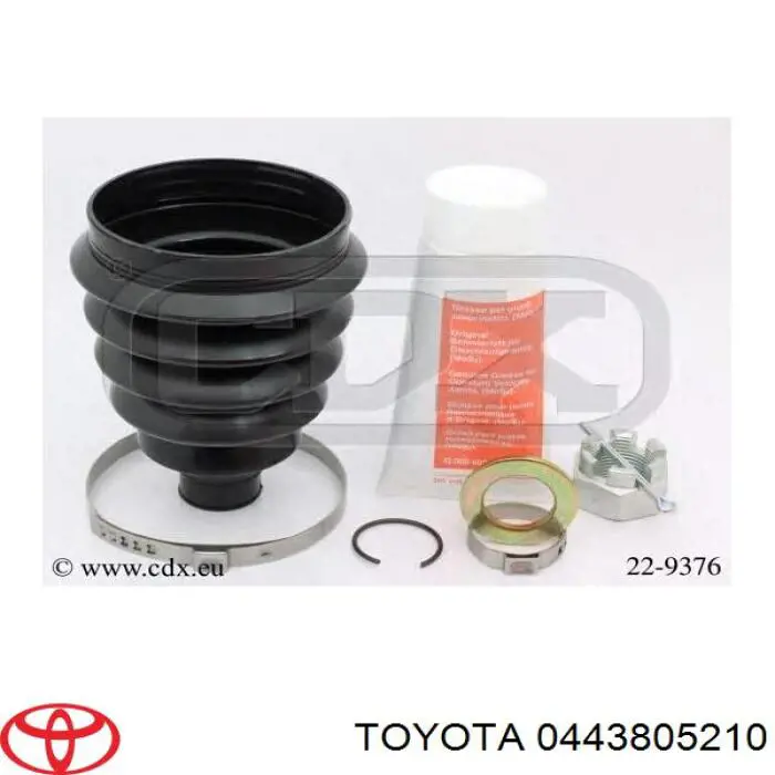 Купити 0443805210 Toyota Пильник шарніра приводу