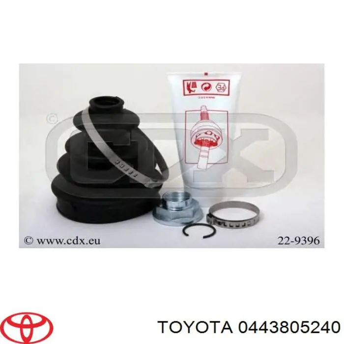Пильник ШРУСа зовнішній 0443805240 Toyota