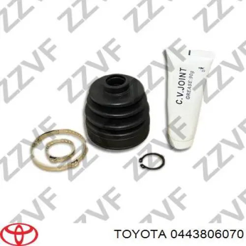 Пильник шарніра кутових швидкостей зовнішній передній Toyota 0443806070 ціна, від 5.33 USD